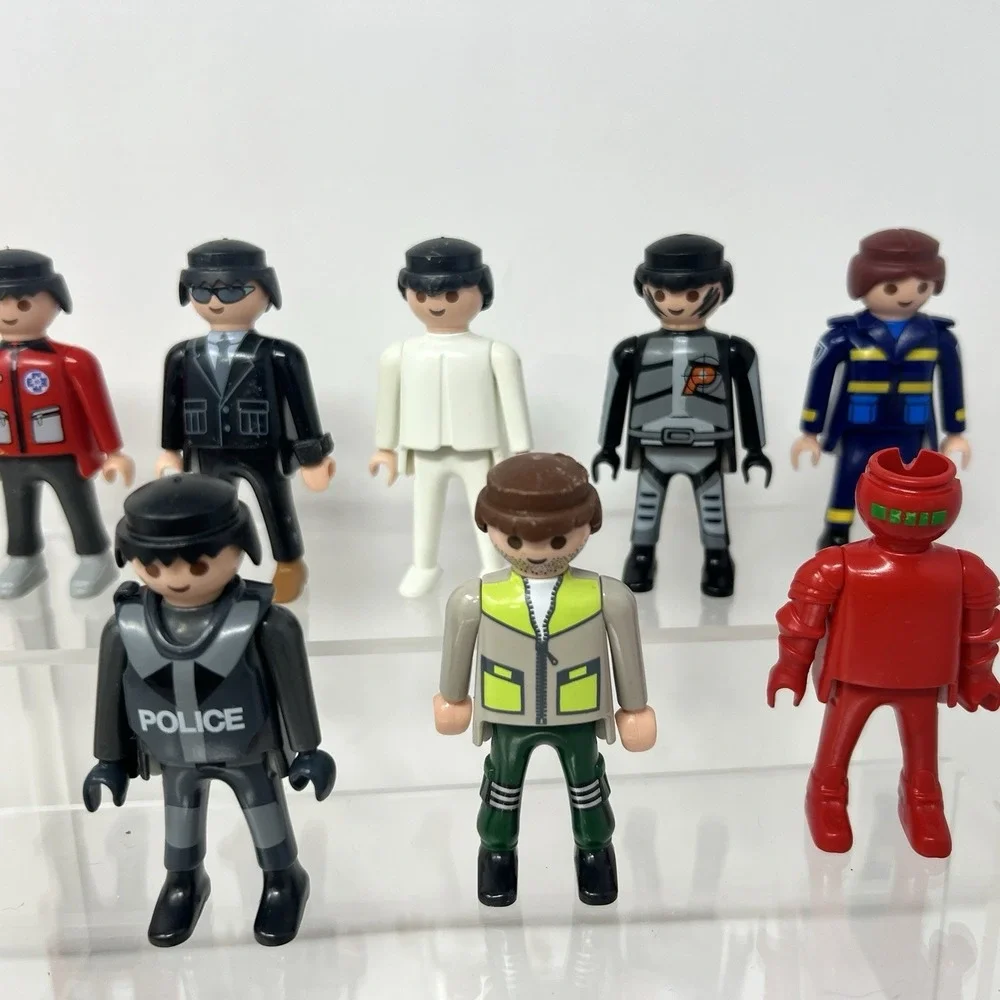 Playmobil Figures Pirate Cops Surfer Dragon Rider Horse People Kids Toy Set lot‎